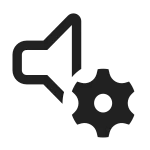 Speaker Settings SVG Icon